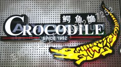鳄鱼恤树脂字
